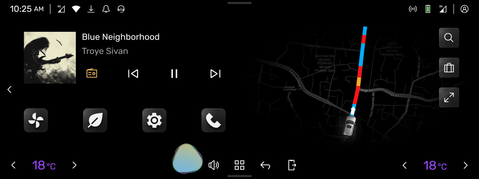 MAIA listening state