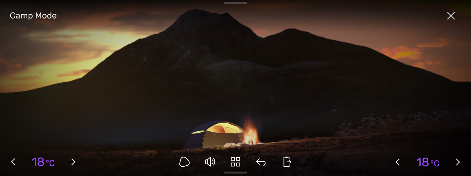 Camp mode cluster